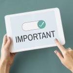 Important Significant Priority Notice Concept
